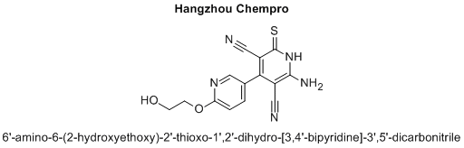 6'-amino-6-(2-hydroxyethoxy)-2'-thioxo-1',2'-dihydro-[3,4'-bipyridine]-3',5'-dicarbonitrile