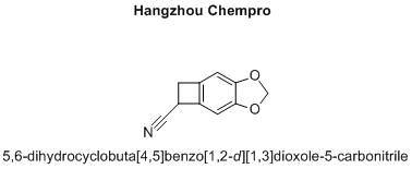 5,6-dihydrocyclobuta[4,5]benzo[1,2-d][1,3]dioxole-5-carbonitrile