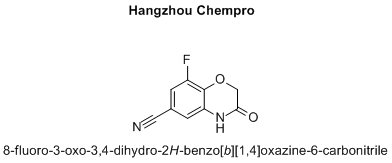 8-fluoro-3-oxo-3,4-dihydro-2H-benzo[b][1,4]oxazine-6-carbonitrile