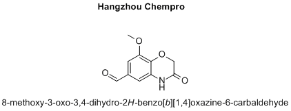 8-methoxy-3-oxo-3,4-dihydro-2H-benzo[b][1,4]oxazine-6-carbaldehyde