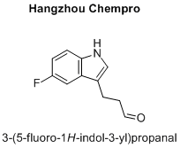 3-(5-fluoro-1H-indol-3-yl)propanal