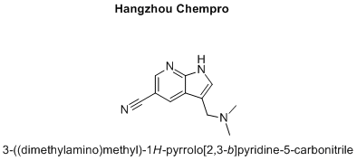 3-((dimethylamino)methyl)-1H-pyrrolo[2,3-b]pyridine-5-carbonitrile