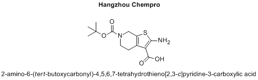 2-amino-6-(tert-butoxycarbonyl)-4,5,6,7-tetrahydrothieno[2,3-c]pyridine-3-carboxylic acid