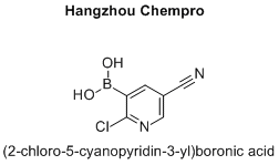 (2-chloro-5-cyanopyridin-3-yl)boronic acid