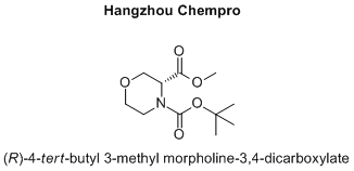 (R)-4-tert-butyl 3-methyl morpholine-3,4-dicarboxylate