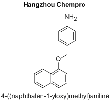 4-((naphthalen-1-yloxy)methyl)aniline