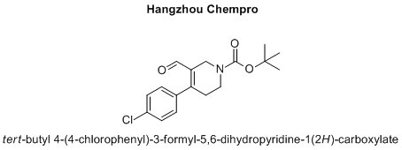 tert-butyl 4-(4-chlorophenyl)-3-formyl-5,6-dihydropyridine-1(2H)-carboxylate