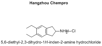 5,6-diethyl-2,3-dihydro-1H-inden-2-amine hydrochloride