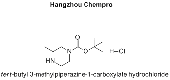 tert-butyl 3-methylpiperazine-1-carboxylate hydrochloride