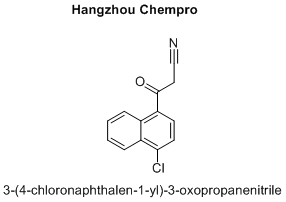 3-(4-chloronaphthalen-1-yl)-3-oxopropanenitrile