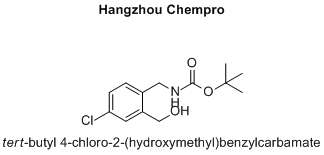 tert-butyl 4-chloro-2-(hydroxymethyl)benzylcarbamate