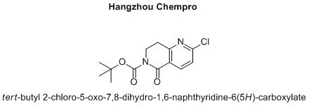 tert-butyl 2-chloro-5-oxo-7,8-dihydro-1,6-naphthyridine-6(5H)-carboxylate