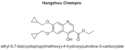 ethyl 6,7-bis(cyclopropylmethoxy)-4-hydroxyquinoline-3-carboxylate