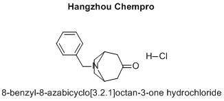 8-benzyl-8-azabicyclo[3.2.1]octan-3-one hydrochloride