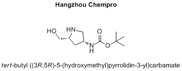 tert-butyl ((3R,5R)-5-(hydroxymethyl)pyrrolidin-3-yl)carbamate