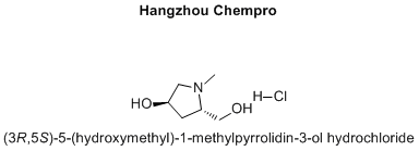 (3R,5S)-5-(hydroxymethyl)-1-methylpyrrolidin-3-ol hydrochloride