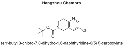 tert-butyl 3-chloro-7,8-dihydro-1,6-naphthyridine-6(5H)-carboxylate