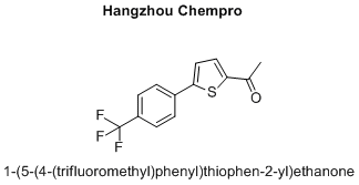 1-(5-(4-(trifluoromethyl)phenyl)thiophen-2-yl)ethanone