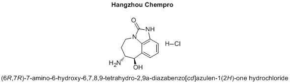 (6R,7R)-7-amino-6-hydroxy-6,7,8,9-tetrahydro-2,9a-diazabenzo[cd]azulen-1(2H)-one hydrochloride