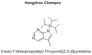 5-iodo-7-(triisopropylsilyl)-7H-pyrrolo[2,3-d]pyrimidine