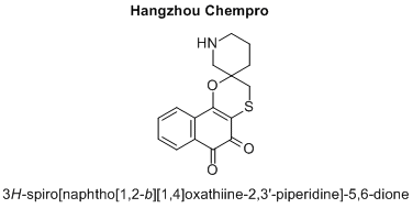 3H-spiro[naphtho[1,2-b][1,4]oxathiine-2,3'-piperidine]-5,6-dione