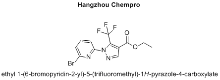 ethyl 1-(6-bromopyridin-2-yl)-5-(trifluoromethyl)-1H-pyrazole-4-carboxylate