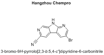 3-bromo-9H-pyrrolo[2,3-b:5,4-c']dipyridine-6-carbonitrile