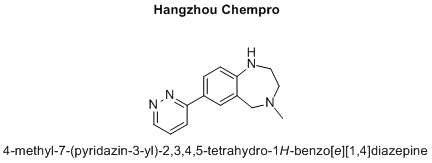 4-methyl-7-(pyridazin-3-yl)-2,3,4,5-tetrahydro-1H-benzo[e][1,4]diazepine