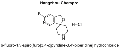 6-fluoro-1H-spiro[furo[3,4-c]pyridine-3,4'-piperidine] hydrochloride