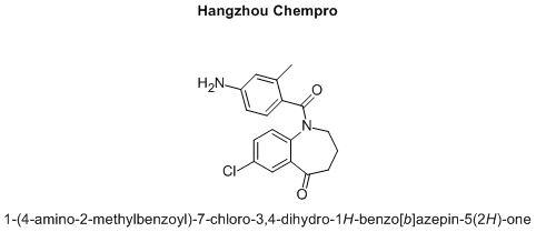 1-(4-amino-2-methylbenzoyl)-7-chloro-3,4-dihydro-1H-benzo[b]azepin-5(2H)-one