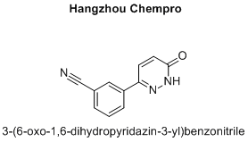 3-(6-oxo-1,6-dihydropyridazin-3-yl)benzonitrile