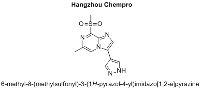 6-methyl-8-(methylsulfonyl)-3-(1H-pyrazol-4-yl)imidazo[1,2-a]pyrazine