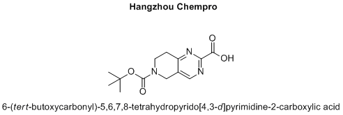 6-(tert-butoxycarbonyl)-5,6,7,8-tetrahydropyrido[4,3-d]pyrimidine-2-carboxylic acid