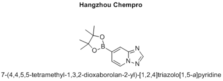 7-(4,4,5,5-tetramethyl-1,3,2-dioxaborolan-2-yl)-[1,2,4]triazolo[1,5-a]pyridine