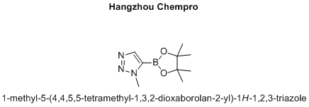 1-methyl-5-(4,4,5,5-tetramethyl-1,3,2-dioxaborolan-2-yl)-1H-1,2,3-triazole