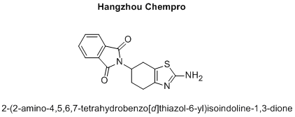 2-(2-amino-4,5,6,7-tetrahydrobenzo[d]thiazol-6-yl)isoindoline-1,3-dione