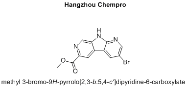 methyl 3-bromo-9H-pyrrolo[2,3-b:5,4-c']dipyridine-6-carboxylate