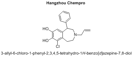 3-allyl-6-chloro-1-phenyl-2,3,4,5-tetrahydro-1H-benzo[d]azepine-7,8-diol