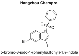 5-bromo-3-iodo-1-(phenylsulfonyl)-1H-indole