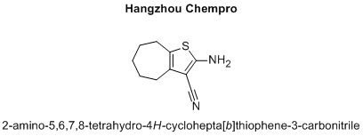 2-amino-5,6,7,8-tetrahydro-4H-cyclohepta[b]thiophene-3-carbonitrile