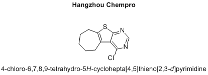 4-chloro-6,7,8,9-tetrahydro-5H-cyclohepta[4,5]thieno[2,3-d]pyrimidine