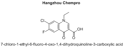 7-chloro-1-ethyl-6-fluoro-4-oxo-1,4-dihydroquinoline-3-carboxylic acid