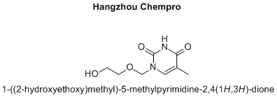 1-((2-hydroxyethoxy)methyl)-5-methylpyrimidine-2,4(1H,3H)-dione