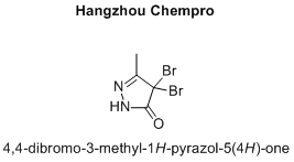 4,4-dibromo-3-methyl-1H-pyrazol-5(4H)-one