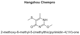 2-methoxy-6-methyl-5-(methylthio)pyrimidin-4(1H)-one