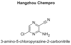 3-amino-5-chloropyrazine-2-carbonitrile