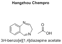 3H-benzo[e][1,4]diazepine acetate