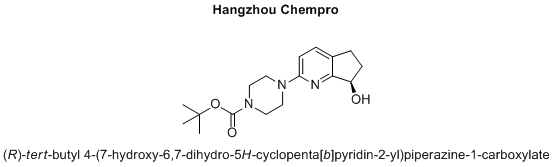 (R)-tert-butyl 4-(7-hydroxy-6,7-dihydro-5H-cyclopenta[b]pyridin-2-yl)piperazine-1-carboxylate