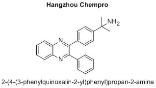 2-(4-(3-phenylquinoxalin-2-yl)phenyl)propan-2-amine