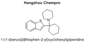 1-(1-(benzo[b]thiophen-2-yl)cyclohexyl)piperidine